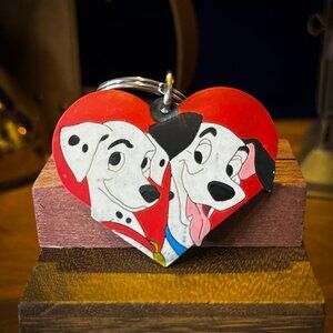 Disney - Pongo & Perdita Heart - Keychain